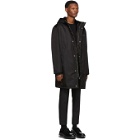 Prada Black Fur-Lined Coat