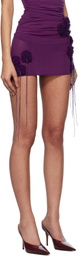 Fancì Club Purple Aster Miniskirt