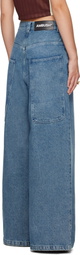 AMBUSH Blue Baggy Jeans