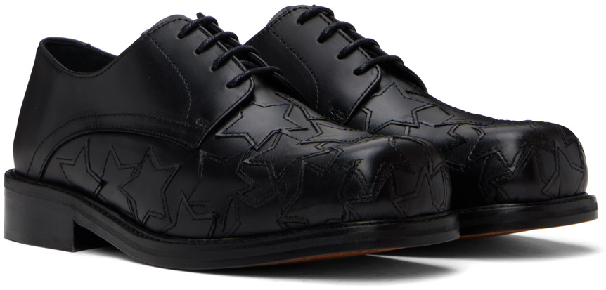Stefan Cooke Black Star Square Toe Derbys Stefan Cooke