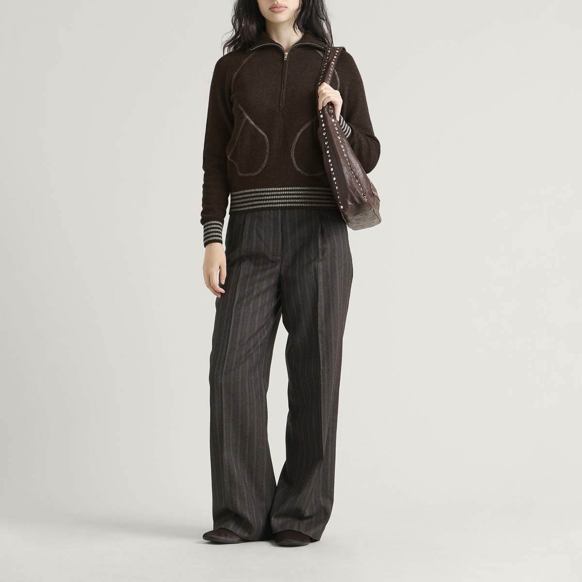 Gimaguas Women's Sindi Jacket in Brown/Grey