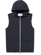 Brunello Cucinelli - Nylon Hooded Gilet - Blue