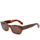 The Great Frog x Cutler and Gross 0425 Dagger Sunglasses in Tiger Eye Havana