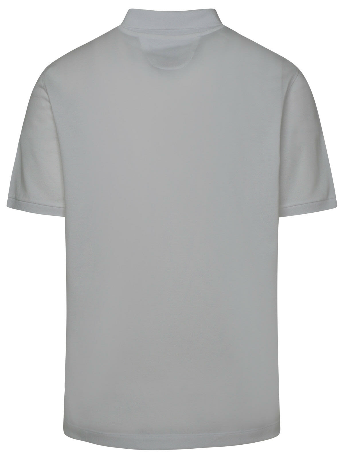Ferrari White Cotton Blend Polo Shirt