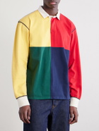 Drake's - Colour-Block Cotton-Jersey Rugby Shirt - Multi