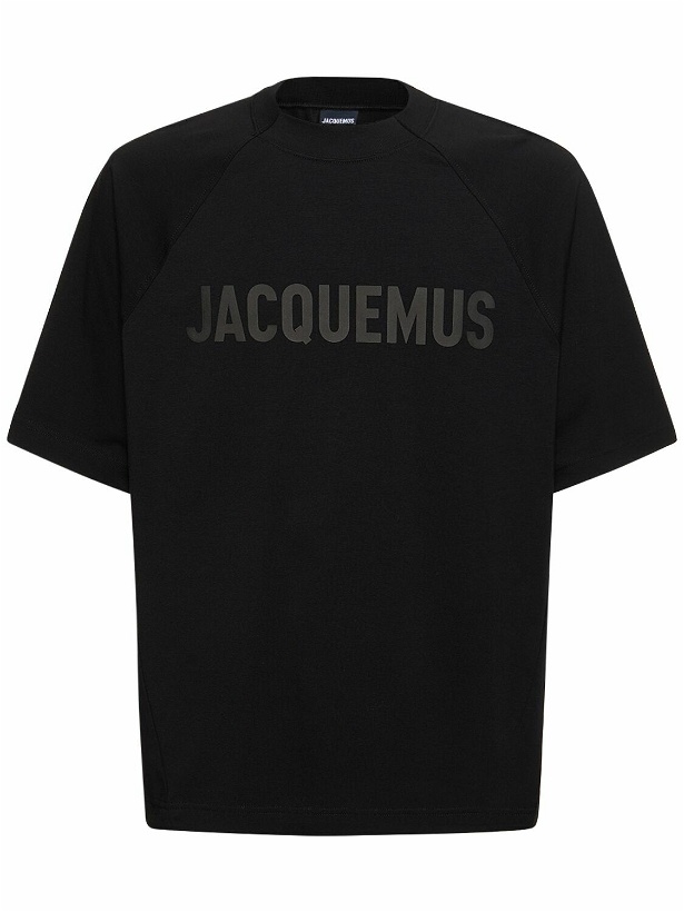 Photo: JACQUEMUS - Le Tshirt Typo Cotton T-shirt