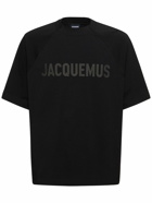 JACQUEMUS - Le Tshirt Typo Cotton T-shirt