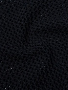 Auralee - Open-Knit Cotton Sweater - Black