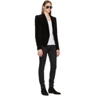 Balmain Black Velvet Stud Blazer