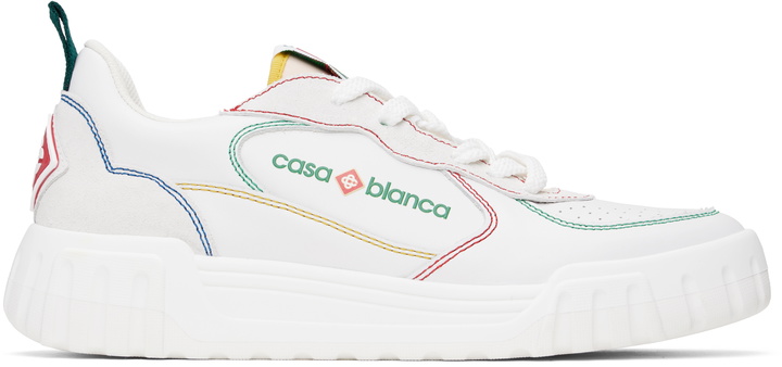 Photo: Casablanca White Court Sneakers