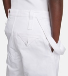 Bottega Veneta - High-rise cotton Bermuda shorts