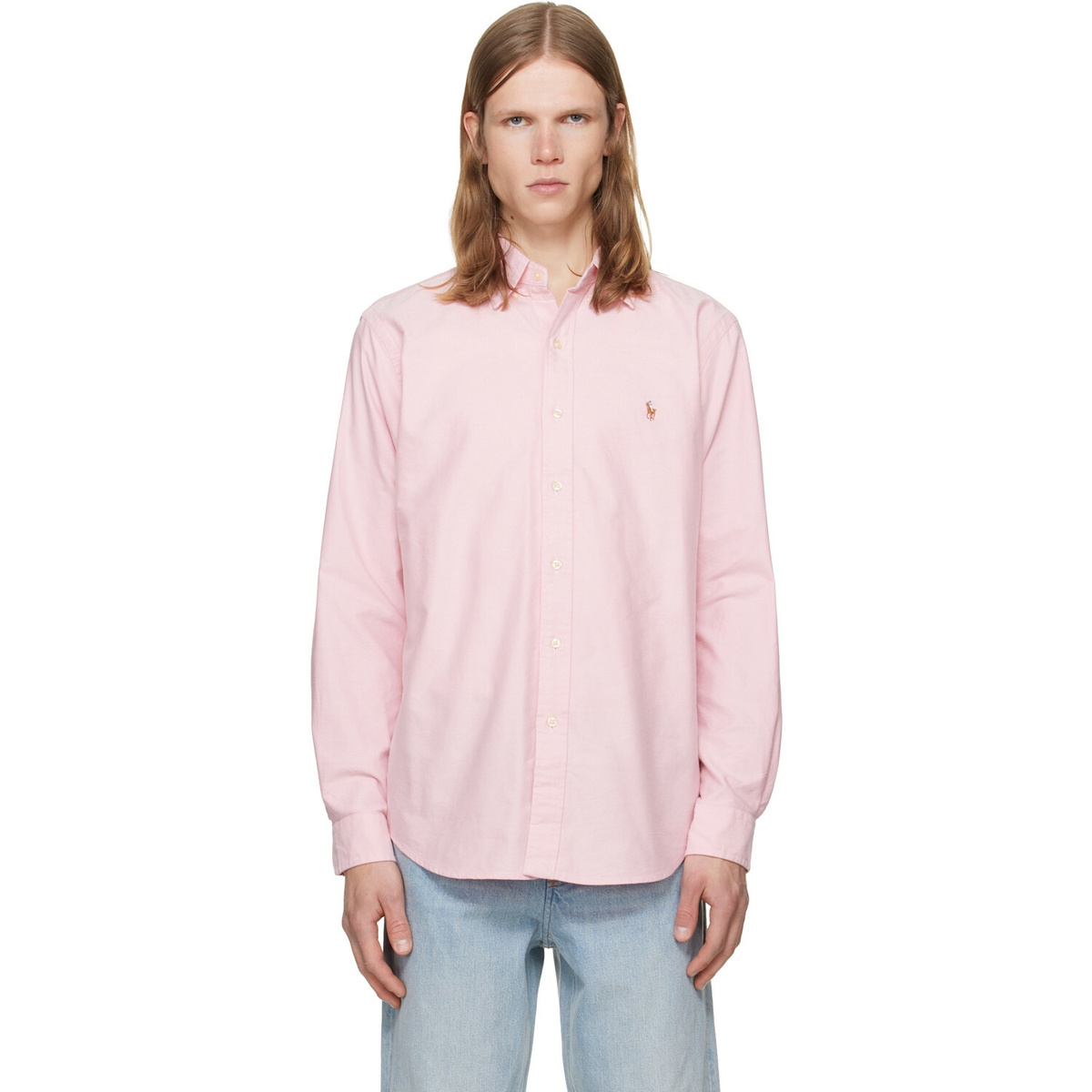 Polo Ralph Lauren Pink 'The Iconic Oxford' Shirt