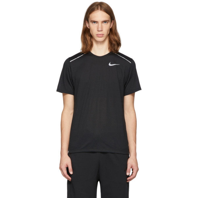 Photo: Nike Black Rise 365 Running T-Shirt