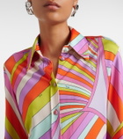 Pucci Iride satin jersey shirt