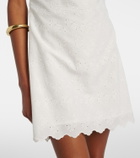 Faithfull Breta broderie anglaise minidress
