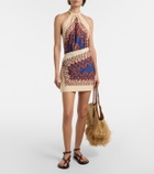 Johanna Ortiz Printed cotton minidress