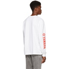 John Elliott White Yamaha Edition Classic Long Sleeve T-Shirt