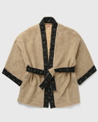 Kenzo Archive Logo Kimono Beige - Mens - Fleece Jackets