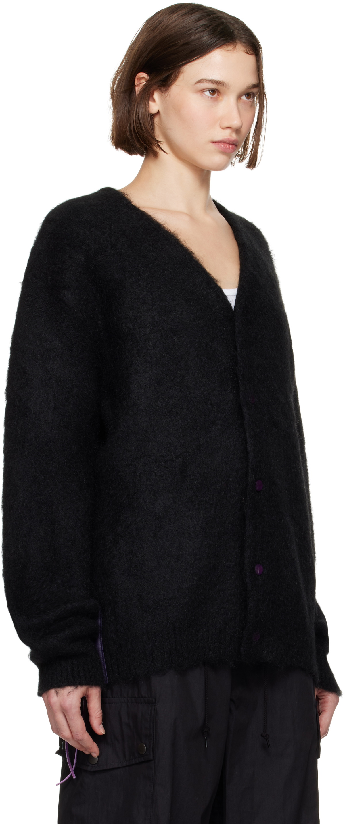 その他 TEN MOHAIR CARDIGAN BLACK S SAINT Mxxxxxx Mohair Cardigan in Black | SVD USA