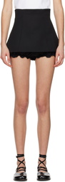 SHUSHU/TONG SSENSE Exclusive Black Mini Culotte Shorts