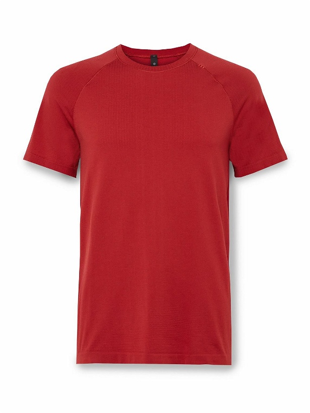 Photo: Lululemon - Metal Vent Tech 2.5 Stretch-Jersey T-Shirt - Red