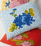 Lisa Corti Tea Flower rectangular cotton cushion