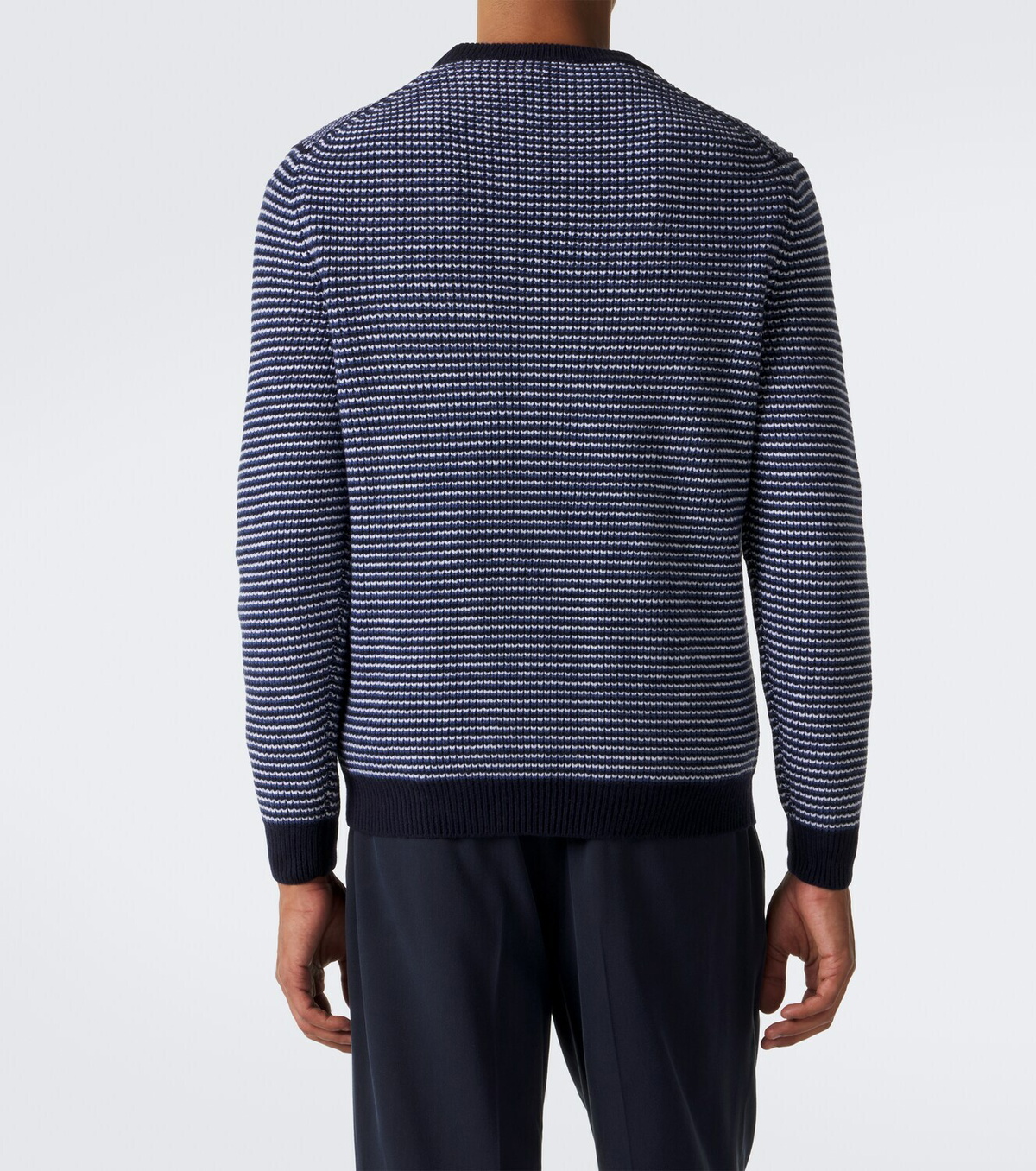 Lardini Striped wool and cashmere sweater