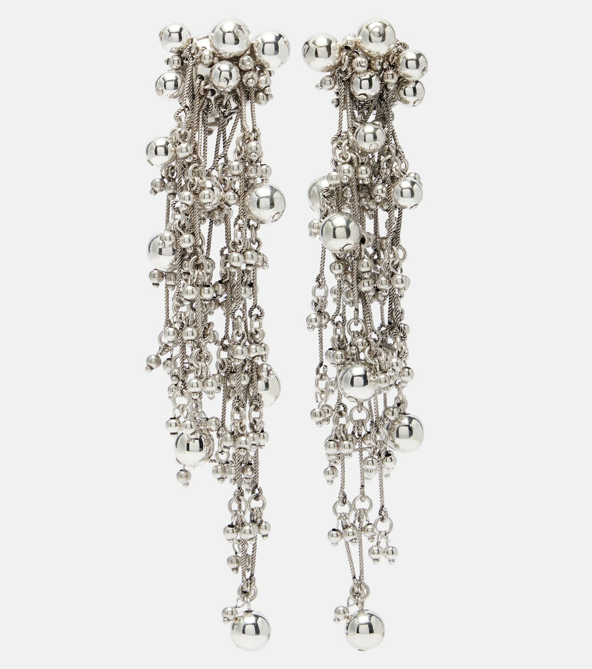 Isabel Marant Freya embellished clip-on drop earrings
