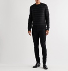 SAINT LAURENT - Striped Metallic Knitted Sweater - Black