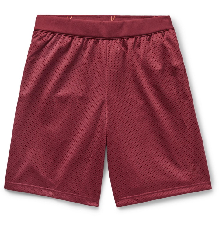 Photo: adidas Consortium - Jonah Hill Statement Mesh Shorts - Burgundy