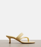 Manolo Blahnik Susa leather thong sandals