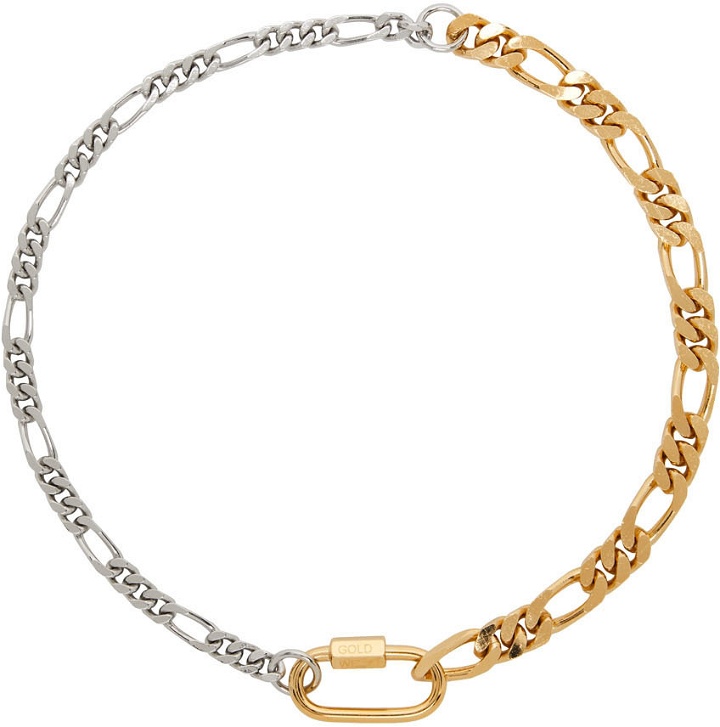 Photo: IN GOLD WE TRUST PARIS Gold & Silver Curb Chain Necklace