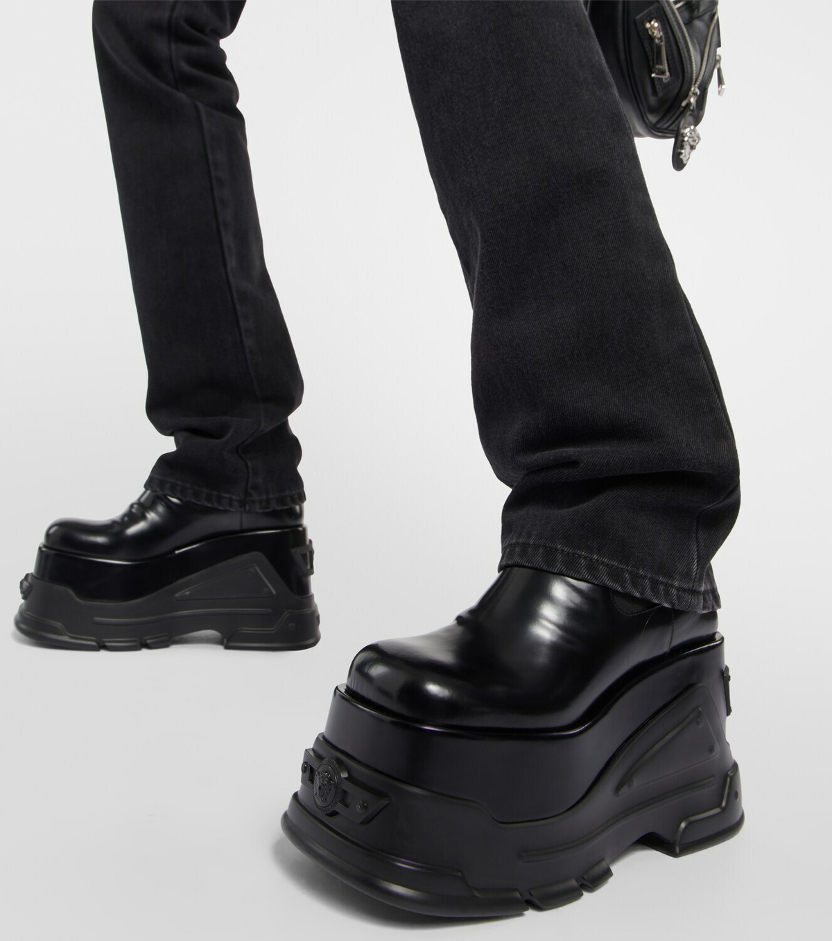 Versace - Medusa Anthem leather ankle boots Versace