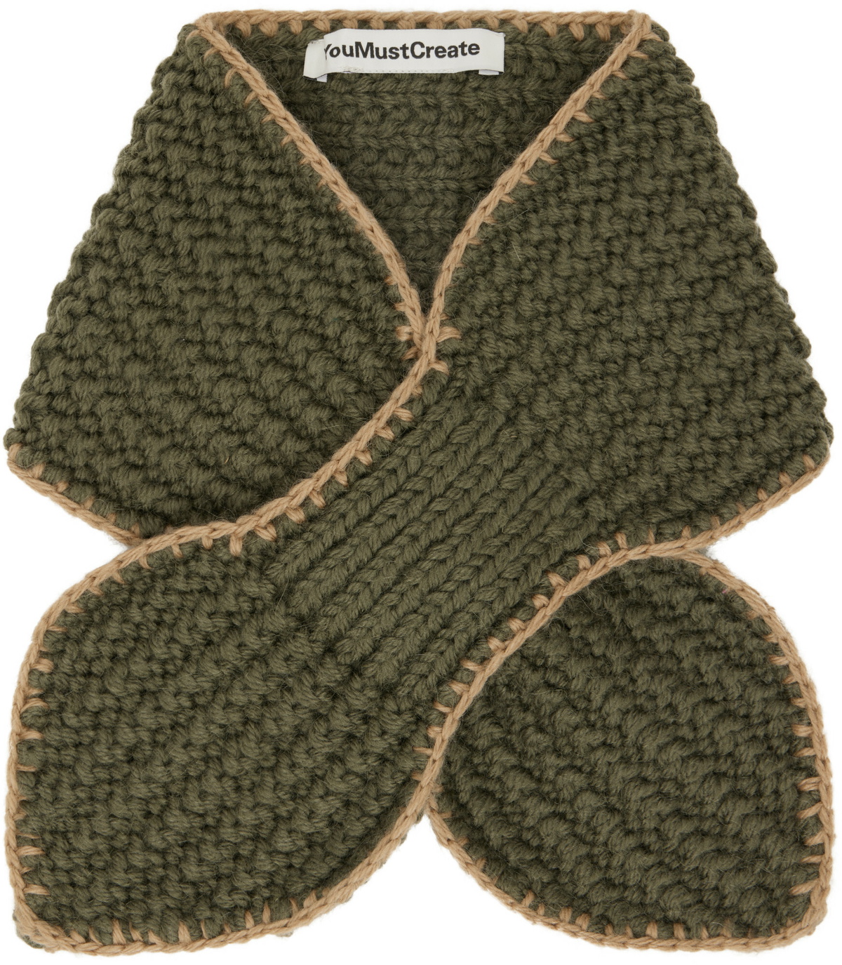 YMC Khaki Slot Scarf