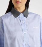 Miu Miu Cropped cotton shirt