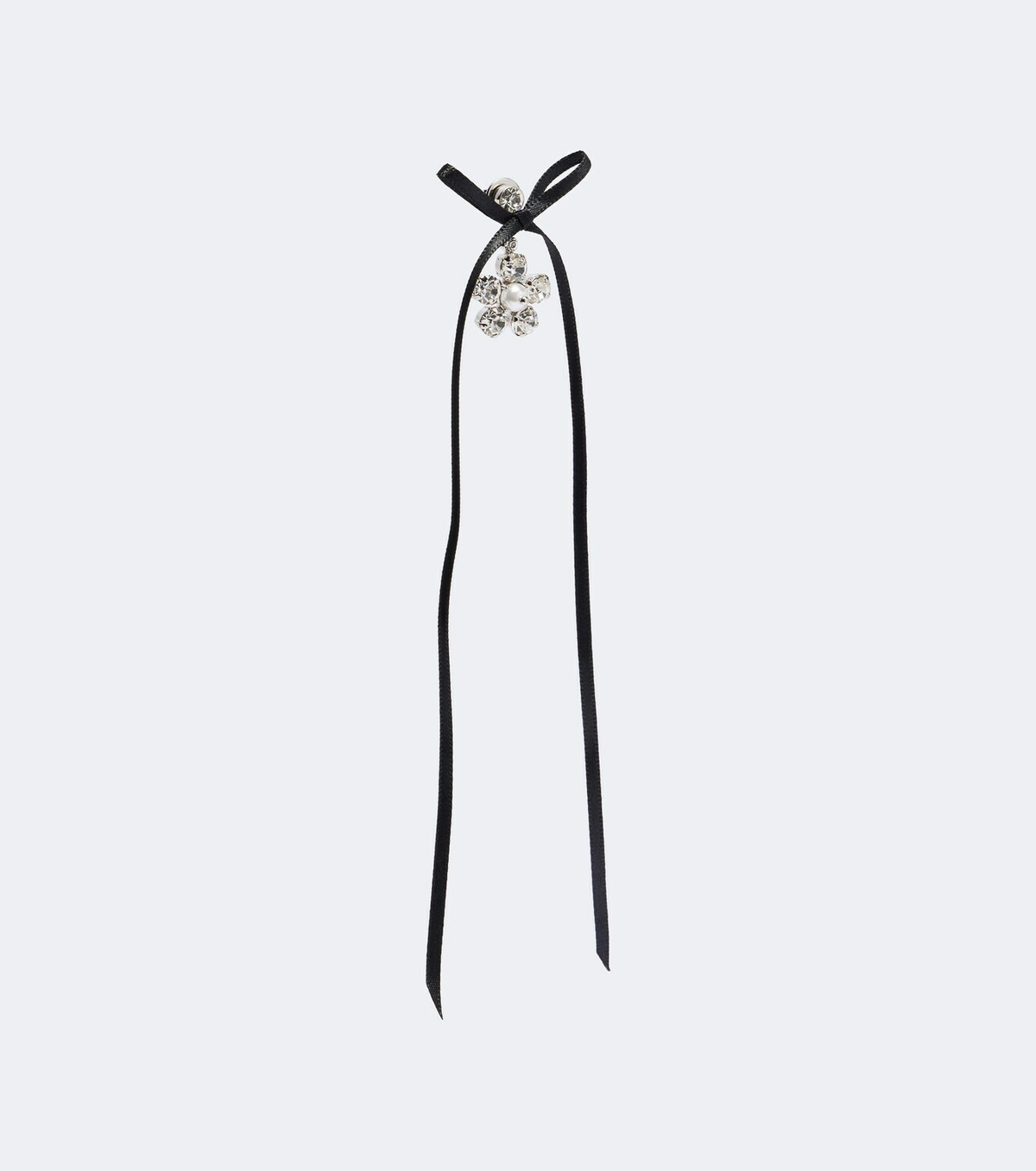 Simone Rocha Bow-detail crystal-embellished drop earrings