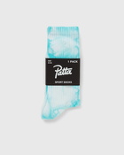 Patta Tie Dye Script Logo Sport Socks Blue - Mens - Socks