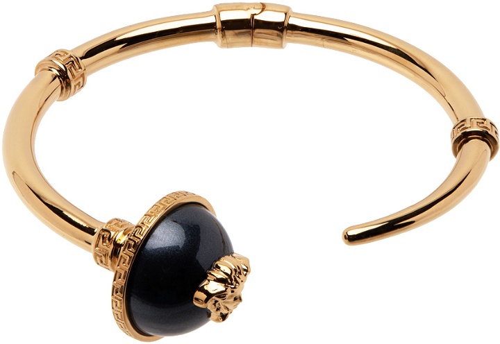 Photo: Versace Gold & Black La Medusa Bracelet