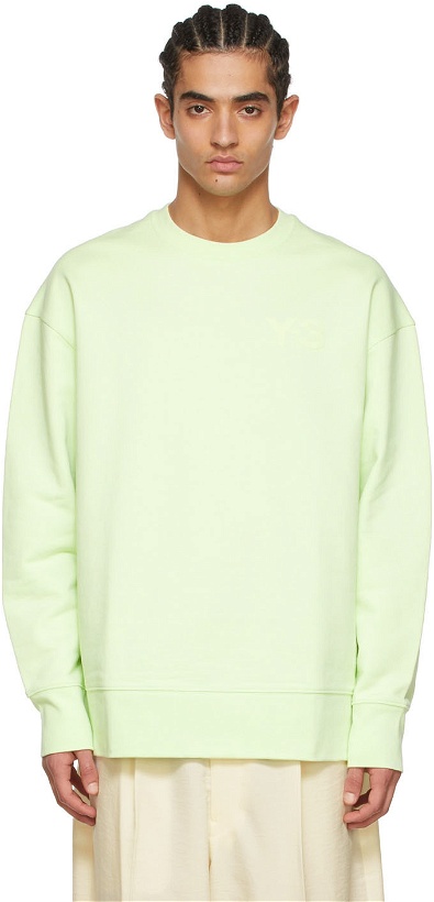 Photo: Y-3 Green Cotton Sweatshirt