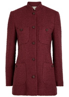 Liberowe Raja Tweed Jacket Burgundy