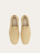 Ferragamo Mens Derby slip-on in Beige