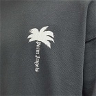 Palm Angels Men's Palm Crew Sweat in Dark Grey