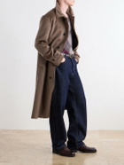 NN07 - Gibson 80040 Wool-Blend Flannel Coat - Neutrals