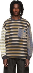 Song for the Mute Multicolor Oversized Crew Neck Pullover T-shirt