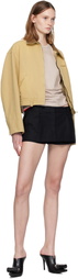 Pushbutton Black Coin Purse Pointy Heels
