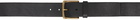 Officine Creative Black Strip 22 Belt