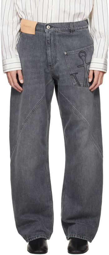 Photo: JW Anderson Gray Twisted Workwear Jeans