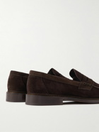 Tricker's - Sonny Suede Penny Loafers - Brown