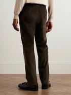 Kingsman - Slim-Fit Straight-Leg Cotton-Corduroy Suit Trousers - Brown