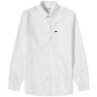 Lacoste Men's Button Down Oxford Shirt in White